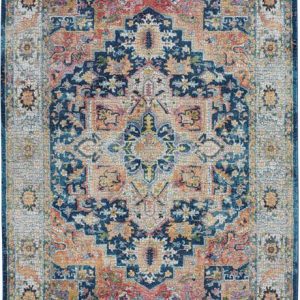 Ankara Global rug in blue | Persian Rugs | Turkish Rugs | Rug & Table Shop Halifax West Yorkshire | 01422 414459