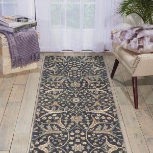 Luminance rug in colour graphite