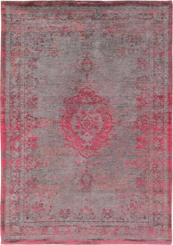 Medaillon rug in colour Pink Flash