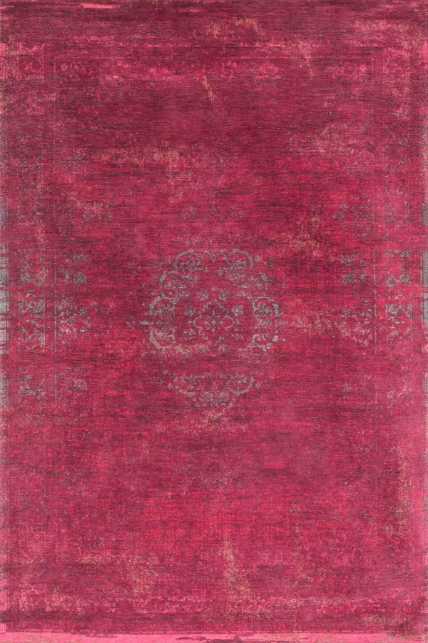 Medaillon rug in colour scarlet