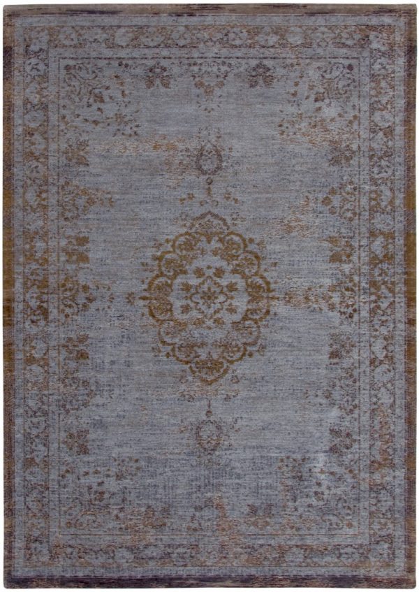 Medaillon rug in colour grey ebony