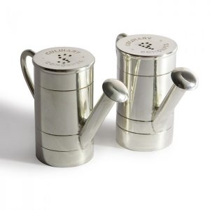 watering can salt and pepper pots