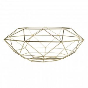 Vertex Fruit Basket Gold metal