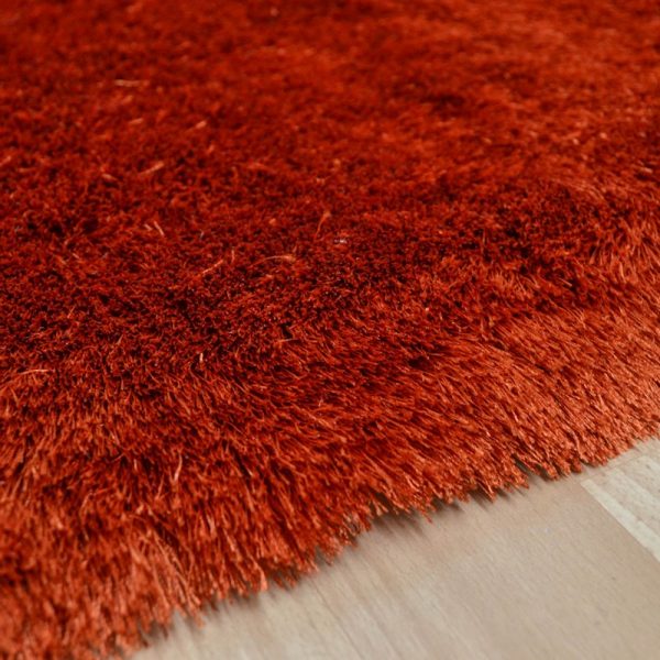 Shaggy Rugs | Deep Pile Rugs | Rug & Table Shop Halifax West Yorkshire | 01422 414459 | Rust Orange Rug